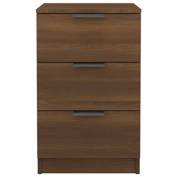 vidaXL Κομοδίνο Καφέ Δρυς 40x36x65 εκ.