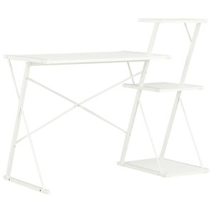 vidaXL &Gamma;&rho;&alpha;&phi;&epsilon;ί&omicron; &mu;&epsilon; &Rho;ά&phi;&iota;&alpha; &Lambda;&epsilon;&upsilon;&kappa;ό 116 x 50 x 93 &epsilon;&kappa;.