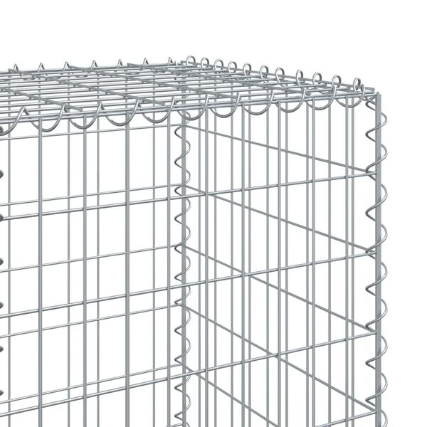 vidaXL Συρματοκιβώτιο με Κάλυμμα 900x50x150εκ. από Γαλβανισμένο Χάλυβα