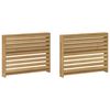 vidaXL &Mu;&omicron;&nu;ά&delta;&alpha; &mu;&pi;&rho;ά&tau;&sigma;&omega;&nu; 2 pcs &Lambda;&epsilon;&upsilon;&kappa;ό 78,5 x 10 x 61 &epsilon;&kappa;.