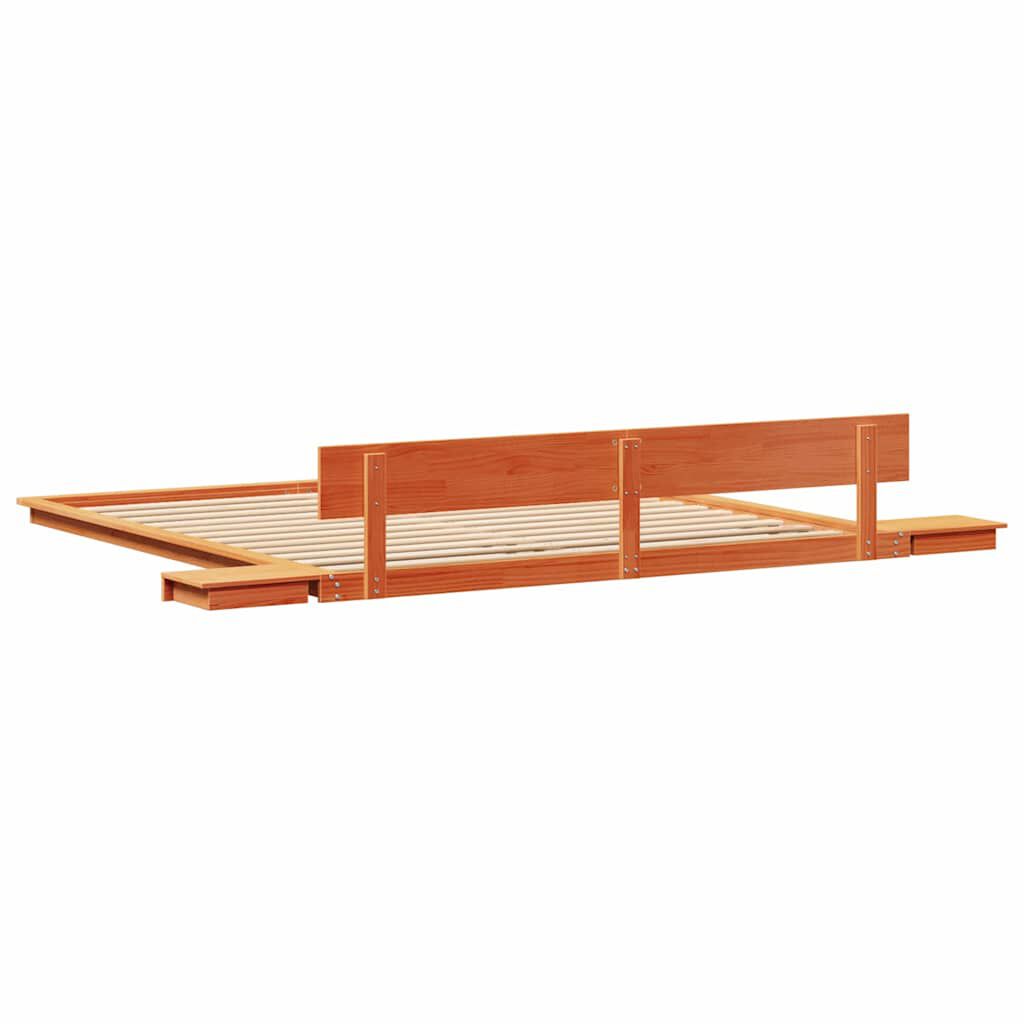 vidaXL Σκελετός Κρεβατιού Καφέ 180 x 200 cm ξύλο