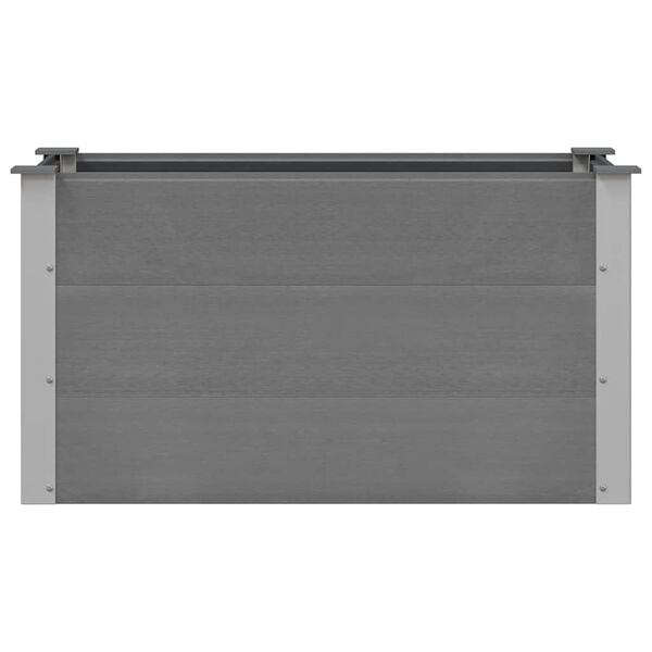 vidaXL Ζαρντινιέρα Υπερυψωμένη Γκρι 100 x 50 x 54 εκ. από WPC