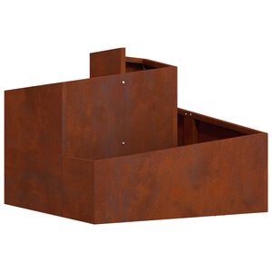 vidaXL &Gamma;&lambda;ά&sigma;&tau;&rho;&alpha; &Kappa;ή&pi;&omicron;&upsilon; &Sigma;&kappa; rusty 60 x 60 x 50 &epsilon;&kappa;