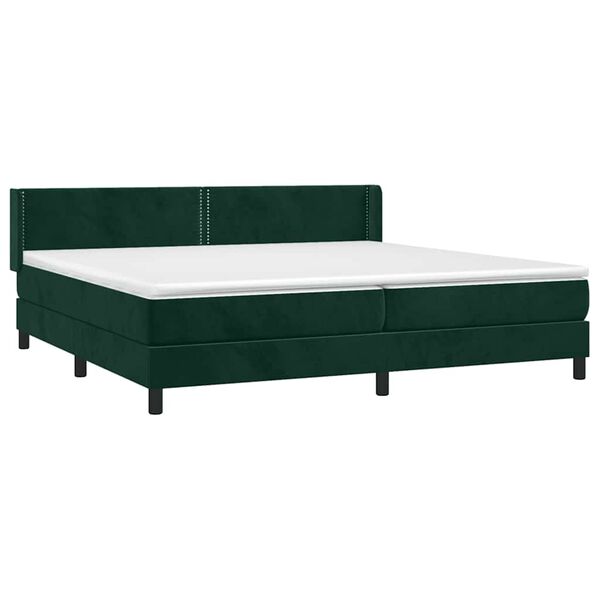 vidaXL &Kappa;&rho;&epsilon;&beta;ά&tau;&iota; Boxspring &mu;&epsilon; &Sigma;&tau;&rho;ώ&mu;&alpha; &Sigma;&kappa;&omicron;ύ&rho;&omicron; &Pi;&rho;ά&sigma;&iota;&nu;&omicron; 200x200&epsilon;&kappa;. &Beta;&epsilon;&lambda;&omicron;ύ&delta;&iota;&nu;&omicron;