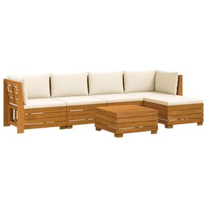 vidaXL &Sigma;&epsilon;&iota;&rho;ά &Kappa;&alpha;&nu;&alpha;&pi;έ &Epsilon;&xi;&omega;&tau;&epsilon;&rho;&iota;&kappa;&omicron;ύ 6 &Tau;&epsilon;&mu;ά&chi;&iota;&omicron; &Kappa;&alpha;&phi;έ &Sigma;&tau;&epsilon;&rho;&epsilon;ό &Xi;ύ&lambda;&omicron; &Alpha;&kappa;&alpha;&kappa;ί&alpha;&sigmaf;