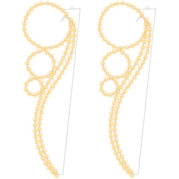 vidaXL &Phi;&omega;&tau;ά&kappa;&iota;&alpha; &sigma;&epsilon; &Sigma;&chi;&omicron;&iota;&nu;ί &Mu;&pi;ά&lambda;&alpha; 2 &Tau;&epsilon;&mu;. &Theta;&epsilon;&rho;&mu;ό &Lambda;&epsilon;&upsilon;&kappa;ό 111,5x35x4,5 &epsilon;&kappa;.