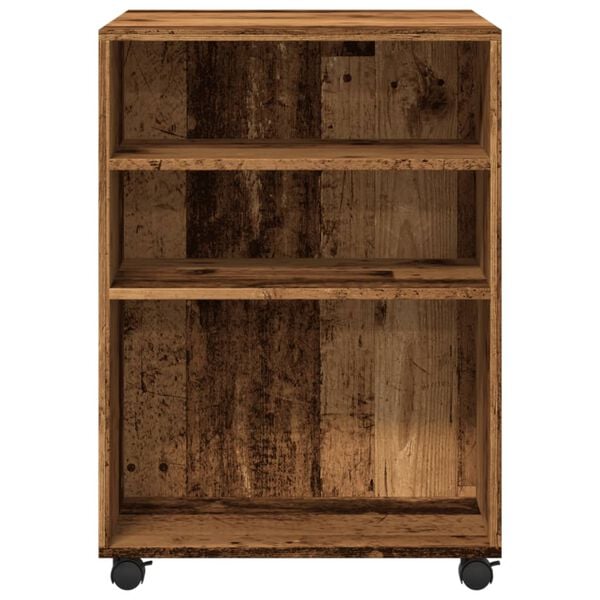 vidaXL Βοηθητικό Τραπέζι με Ρόδες 55x60x78 εκ. Επεξεργ. Ξύλο
