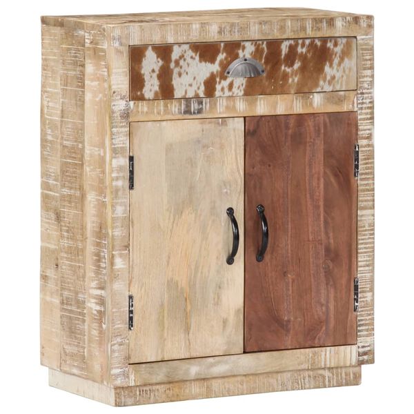 vidaXL Ντουλάπι με Συρτάρι 60 x 30 x 75 εκ. από Μασίφ Ξύλο Μάνγκο