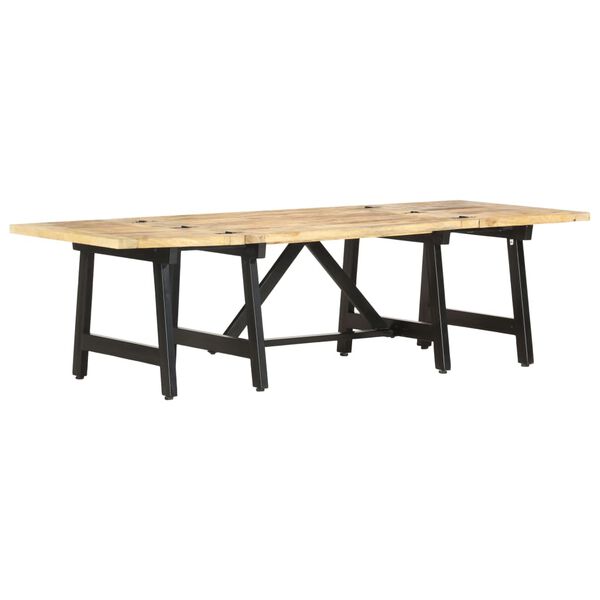 vidaXL Τραπέζι Σαλονιού Επεκτεινόμενο 160x70x45 εκ. Μασίφ Ξύλο Μάνγκο