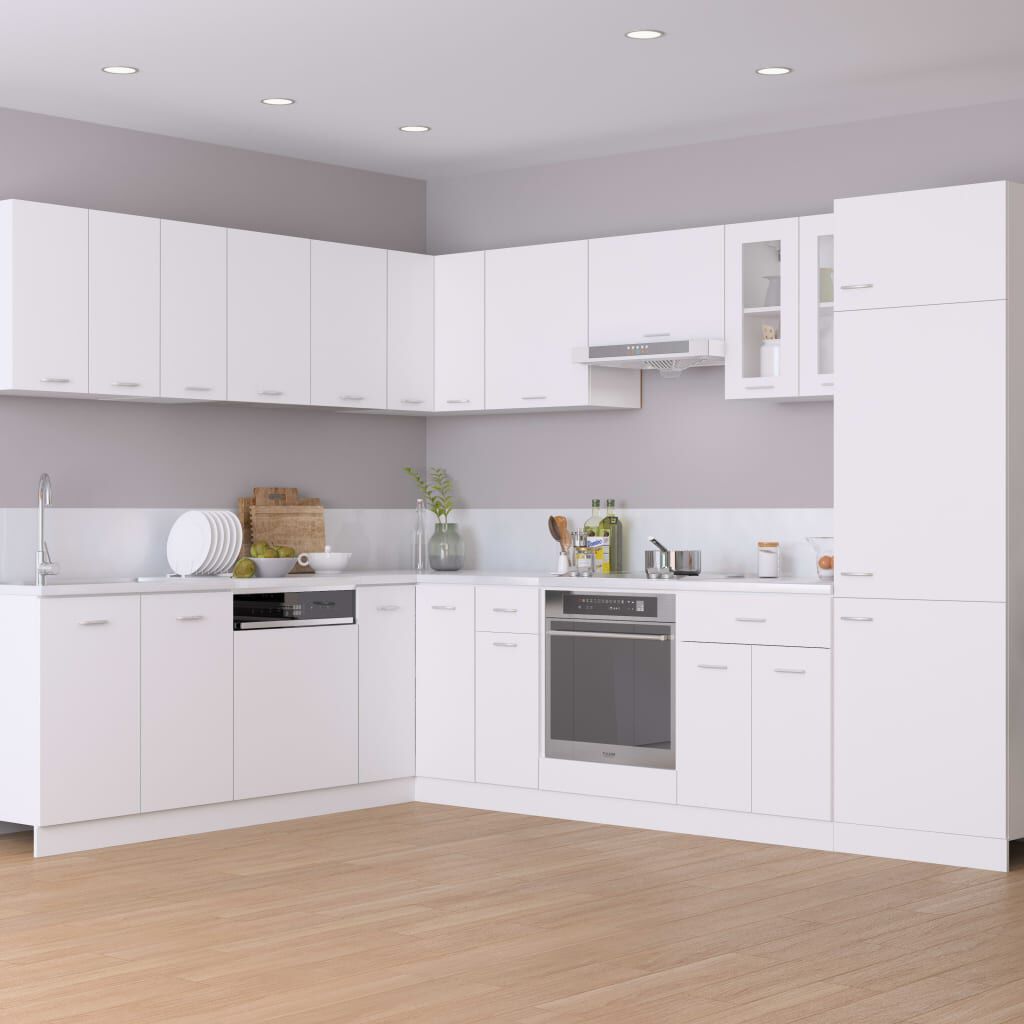 vidaXL Ντουλάπι Νεροχύτη Lyon Λευκό 80x46x81,5 εκ. Επεξ. Ξύλο