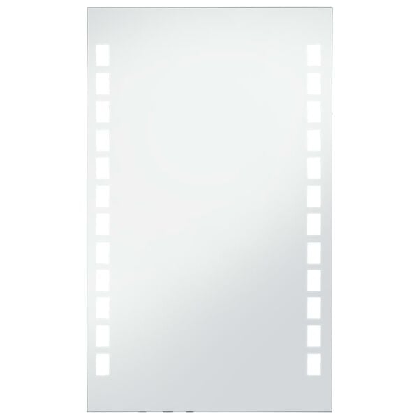 vidaXL Καθρέφτης Μπάνιου Τοίχου με LED 60 x 100 εκ.