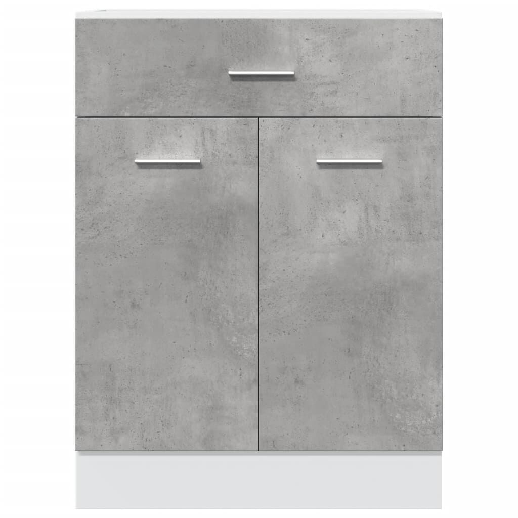 vidaXL Ντουλάπι με Συρτάρι Lyon Γκρι Σκυροδέματος 60x46x81,5 εκ