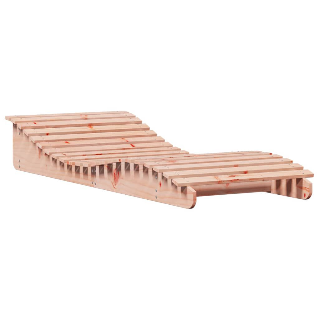 vidaXL Ξαπλώστρα 205x80x31,5 εκ. από Μασίφ Ξύλο Ψευδοτσούγκας