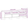 vidaXL Ντουλάπι TV Μαύρη δρυς 150 x 30 x 44.5 εκ. Επεξεργασμένο ξύλο