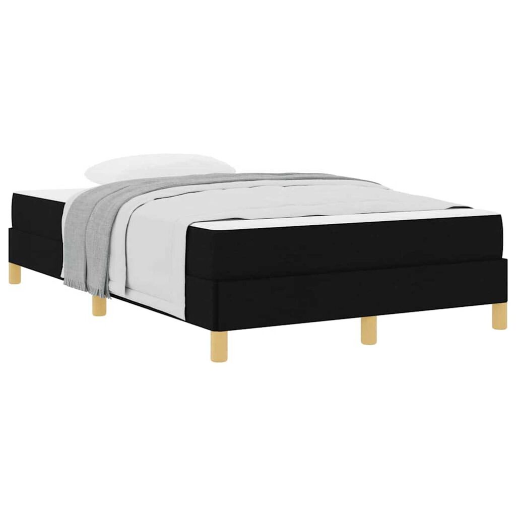 vidaXL Κρεβάτι με ελατήρια Μαύρο και Καφέ 120 x 200 cm