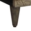 vidaXL κομοδίνο ντουλάπι ανοιχτό γκρι 50x33x60 cm μασίφ ξύλο Mango