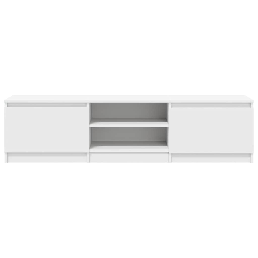 vidaXL Έπιπλο Τηλεόρασης Λευκό 140 x 40 x 35,5 εκ. από Επεξ. Ξύλο