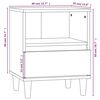 vidaXL Κομοδίνο Καπνιστή Δρυς 40x35x50 εκ.
