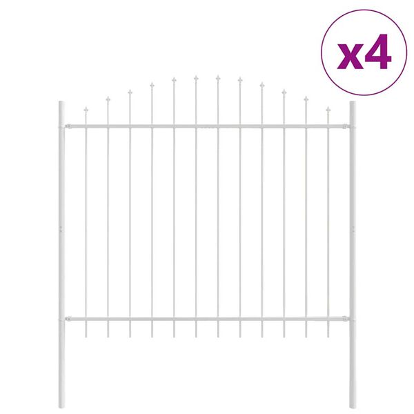 vidaXL &Phi;&rho;ά&chi;&tau;&eta;&sigmaf; &Kappa;ή&pi;&omicron;&upsilon; 4 pcs &Lambda;&epsilon;&upsilon;&kappa;ό 170 x 165 cm
