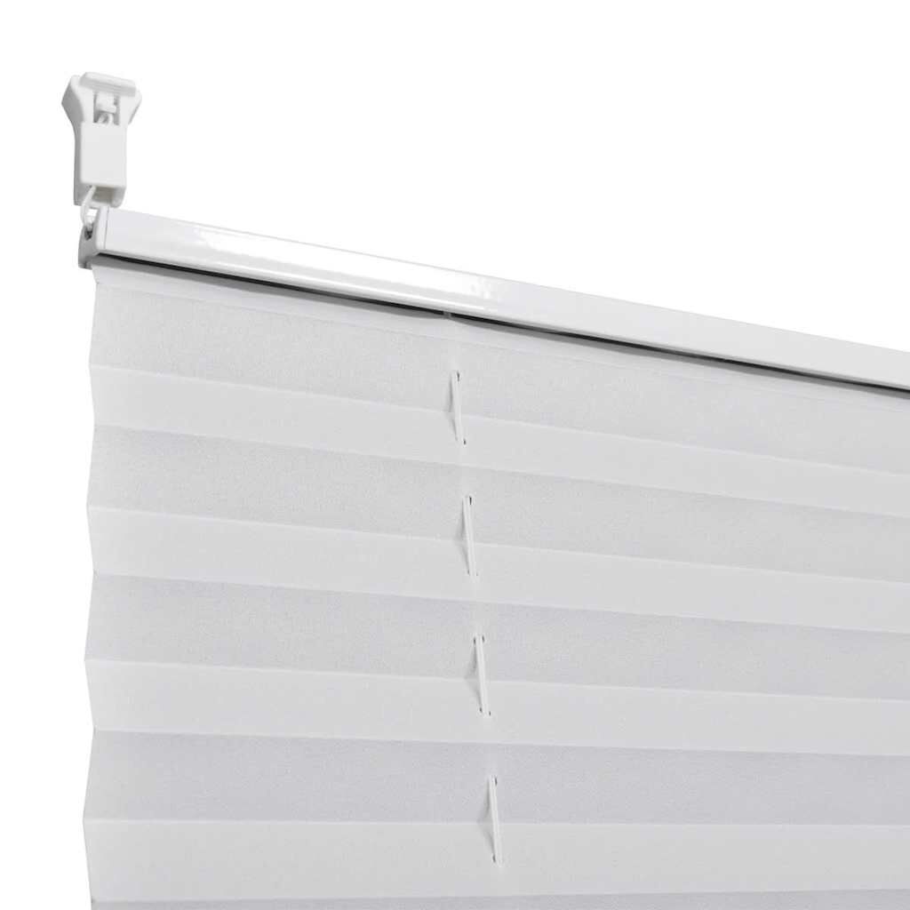 Πλισέ ρόλερ σκίασης 110x150cm Λευκό