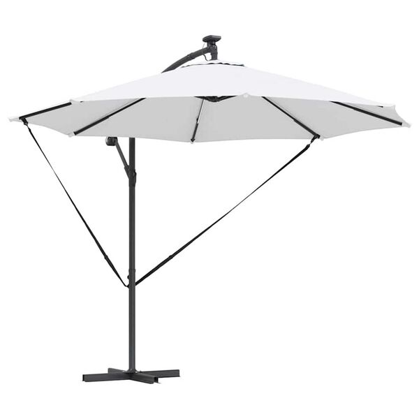 vidaXL Ομπρέλα Cantilever Banana Άμμος 294 x 294 x 248 cm