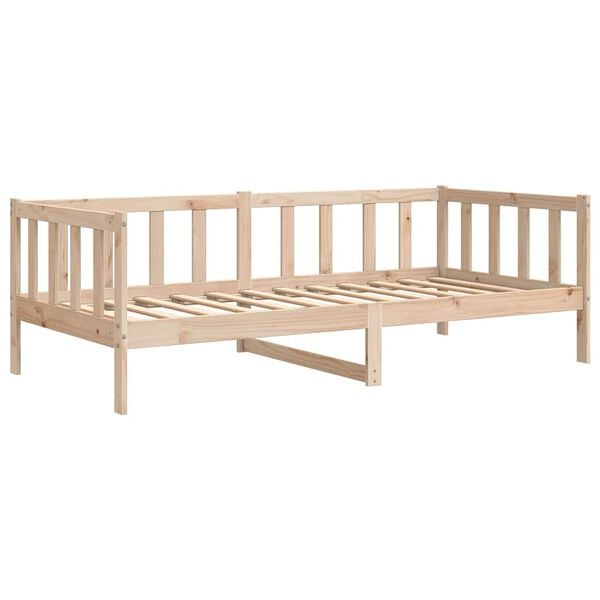 vidaXL Καναπές Κρεβάτι από Μασίφ Ξύλο Πεύκου 90 x 200 εκ.