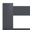 vidaXL Πλαίσιο Κρεβατιού Σκούρο Γκρι 100x200 εκ. από Μασίφ Ξύλο Πεύκου