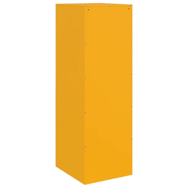 vidaXL Ντουλάπι Μουσταρδί 34,5x39x107 εκ. από Ατσάλι