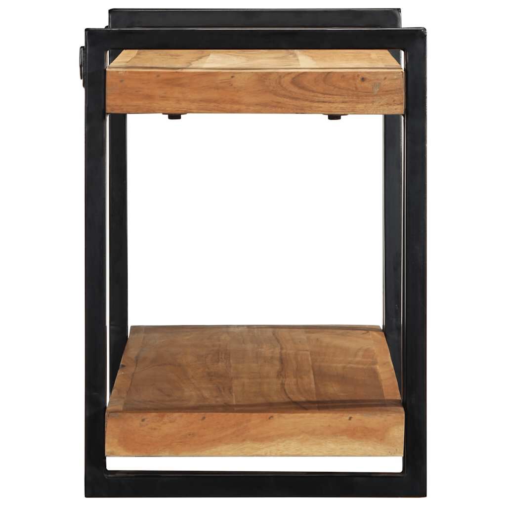 vidaXL Ράφι τοίχου 90x33x45 cm μασίφ ξύλο ακακίας