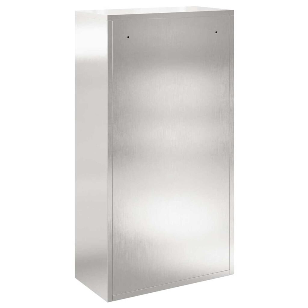 vidaXL Κουτί Ρίψης Πακέτων 44x22x82 cm Ανοξείδωτο Ατσάλι