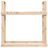 vidaXL Ραφιέρα Καυσόξυλων 110 x 35 x 108,5 εκ. από Μασίφ Ξύλο Πεύκου