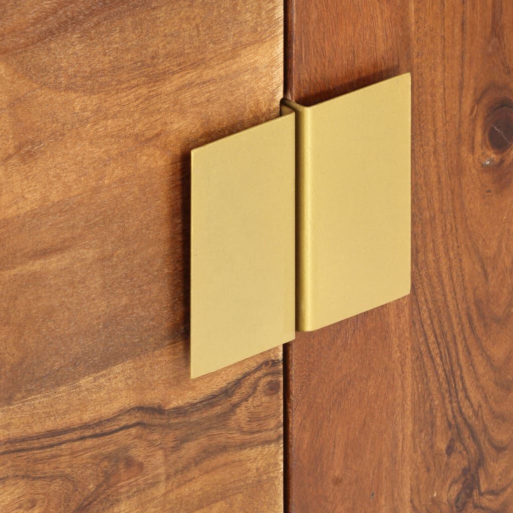 vidaXL Ντουλάπι 60 x 35 x 75 εκ. από Μασίφ Ξύλο Ακακίας