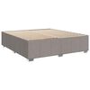 vidaXL &Kappa;&rho;&epsilon;&beta;ά&tau;&iota; Boxspring &mu;&epsilon; &Sigma;&tau;&rho;ώ&mu;&alpha; Taupe 200x200 &epsilon;&kappa;. &Upsilon;&phi;&alpha;&sigma;&mu;ά&tau;&iota;&nu;&omicron;