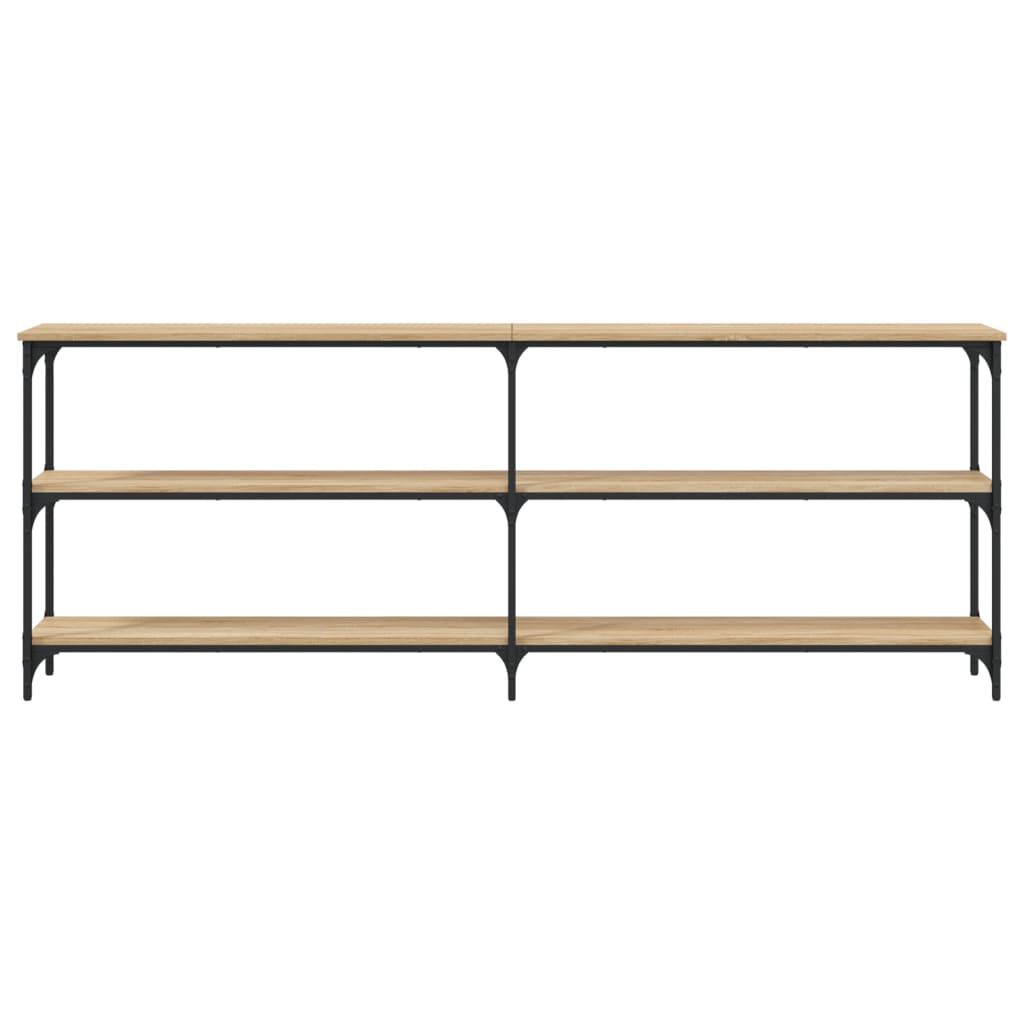 vidaXL Τραπέζι Κονσόλα Sonoma Δρυς 200x29x75 εκ. Επεξεργασμένο Ξύλο