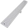 vidaXL Σιφόνια Ντουζιέρας Γραμμικά 2 τεμ. 1030x140 χιλ. Ανοξ. Ατσάλι