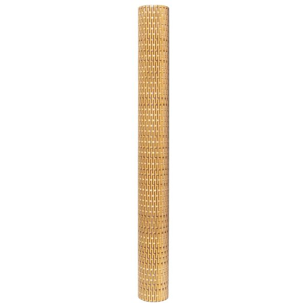 vidaXL Διαχωριστικό Βεράντας Ανοιχτό Καφέ 300x100 εκ. Συνθετικό Ρατάν