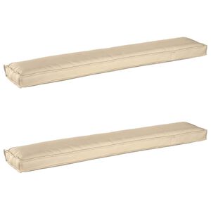vidaXL &Sigma;&epsilon;&tau; &Mu;&alpha;&xi;&iota;&lambda;&alpha;&rho;&iota;ώ&nu; &Pi;ά&gamma;&omicron;&upsilon; 2 pcs &Mu;&pi;&epsilon;&zeta; 200 x 40 x 8 &epsilon;&kappa;. Ύ&phi;&alpha;&sigma;&mu;&alpha; Oxford