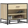 vidaXL Πάγκος παπουτσιών Δρυς sonoma 60x40x53,5 cm Επεξεργασμένο ξύλο