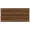 vidaXL Ντουλάπι Νιπτήρα Καφέ Δρυς 100x38,5x45 εκ. Επεξεργασμένο Ξύλο