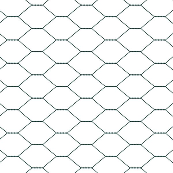 vidaXL Φράχτης Εξαγώνου Πράσινο 1000 x 100 x 0.1 εκ