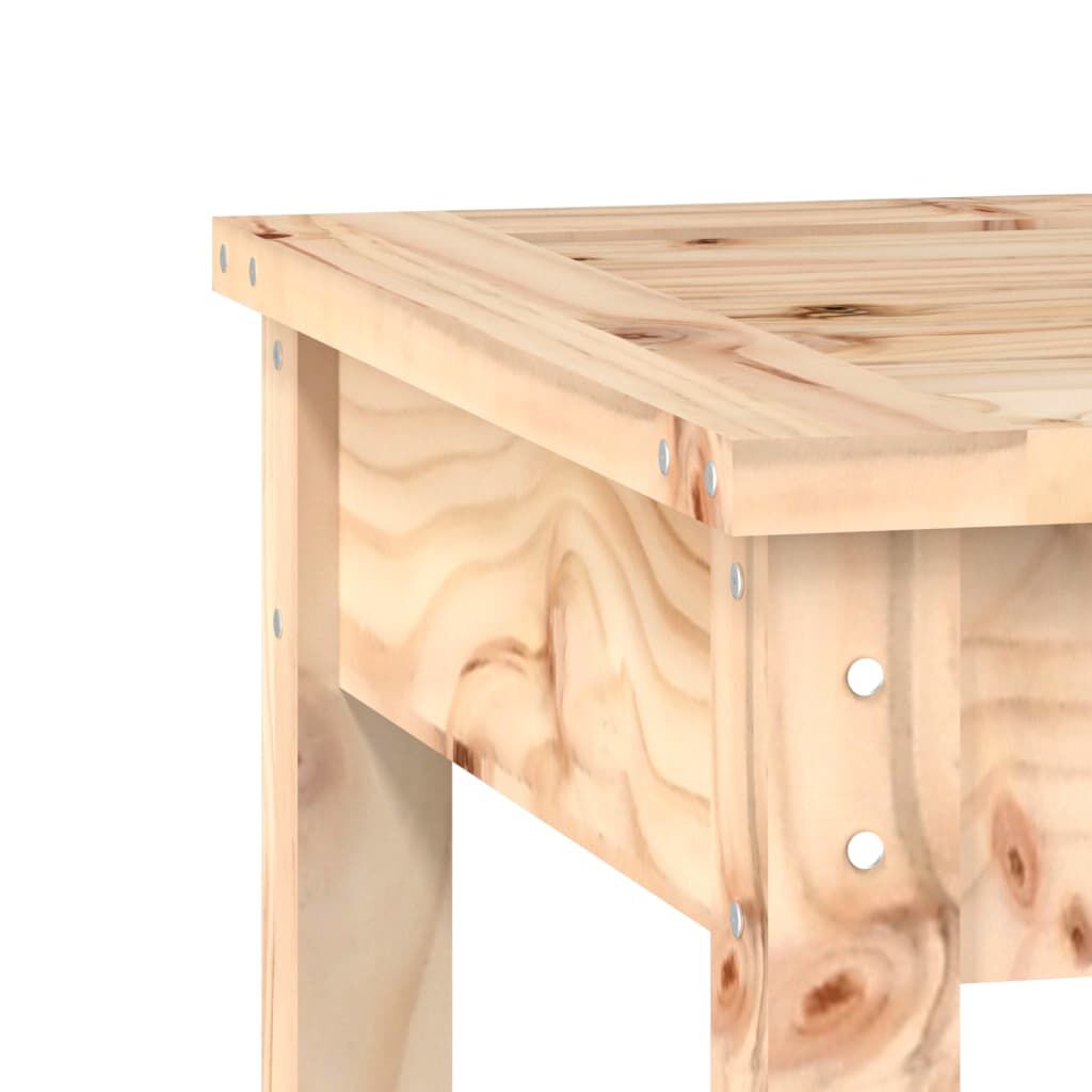 vidaXL Παγκάκι Κήπου 80x44x45 εκ. από Μασίφ Ξύλο Πεύκου