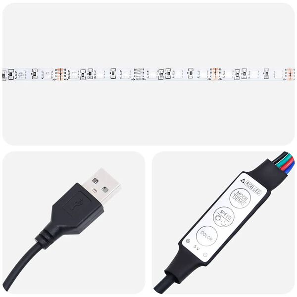vidaXL Οθωμανικό κρεβάτι με στρώματα & LEDs Μαύρο 200x200cm Velvet