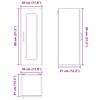 vidaXL &Nu;&tau;&omicron;&upsilon;&lambda;ά&pi;&alpha; &Kappa;&omicron;&upsilon;&zeta;ί&nu;&alpha;&sigmaf; Kalmar 2 pcs &Sigma;&kappa;&upsilon;&rho;ό&delta;&epsilon;&mu;&alpha; &Gamma;&kappa;&rho;&iota; 30 x 31 x 80 &epsilon;&kappa;.