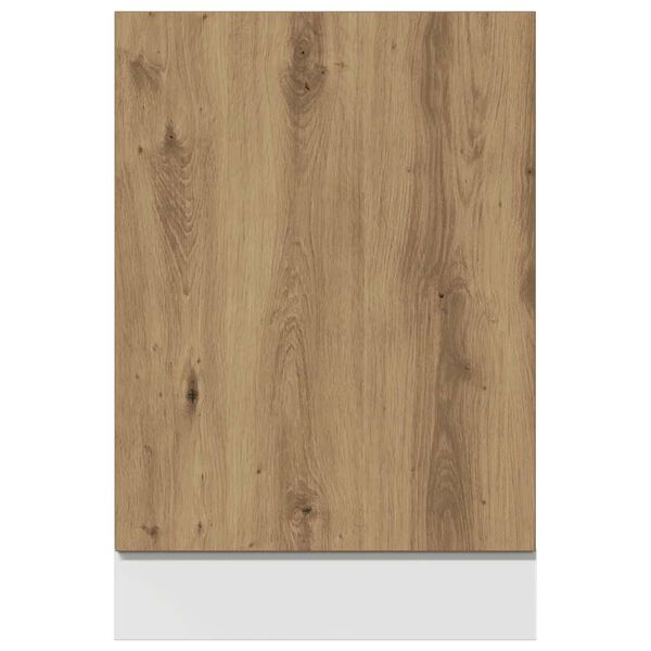 vidaXL Πλυντήριο πιάτων Πίνακας Lyon Artisian Oak Κατασκευασμένο ξύλο