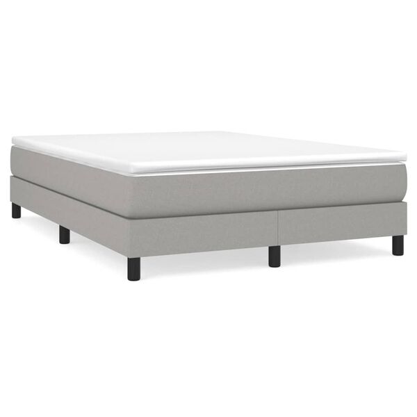 vidaXL Κρεβάτι Boxspring με Στρώμα Αν. Πράσινο 160x200εκ Υφασμάτινο