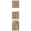 vidaXL Σετ επίπλου τηλεόρασης 4 pcs artisan δρυς Επεξεργασμένο ξύλο