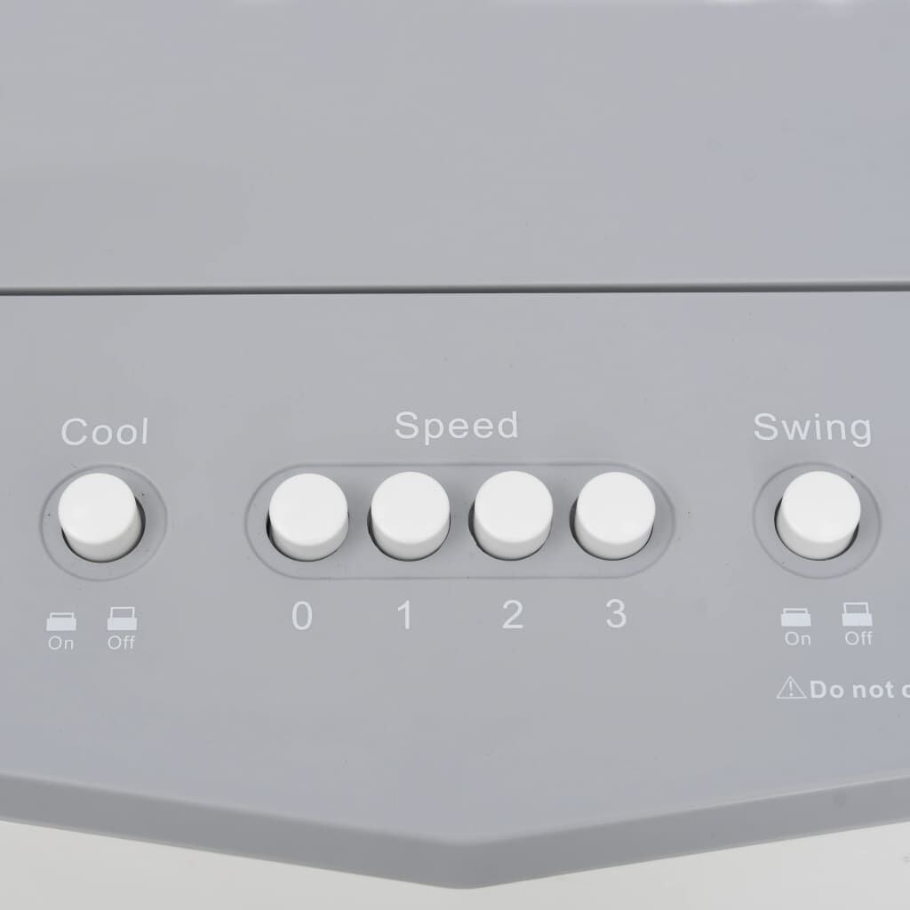 vidaXL Air Cooler Φορητό 3 σε 1 Άσπρο 264 x 255 x 680 εκ. 80 W