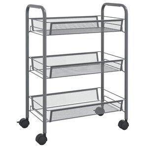 vidaXL &Tau;&rho;ό&lambda;&epsilon;ϊ &Kappa;&omicron;&upsilon;&zeta;ί&nu;&alpha;&sigmaf; 3 &Epsilon;&pi;&iota;&pi;έ&delta;&omega;&nu; &Gamma;&kappa;&rho;&iota; 46 x 26 x 64 &epsilon;&kappa;. &Sigma;&iota;&delta;&epsilon;&rho;έ&nu;&iota;&omicron;