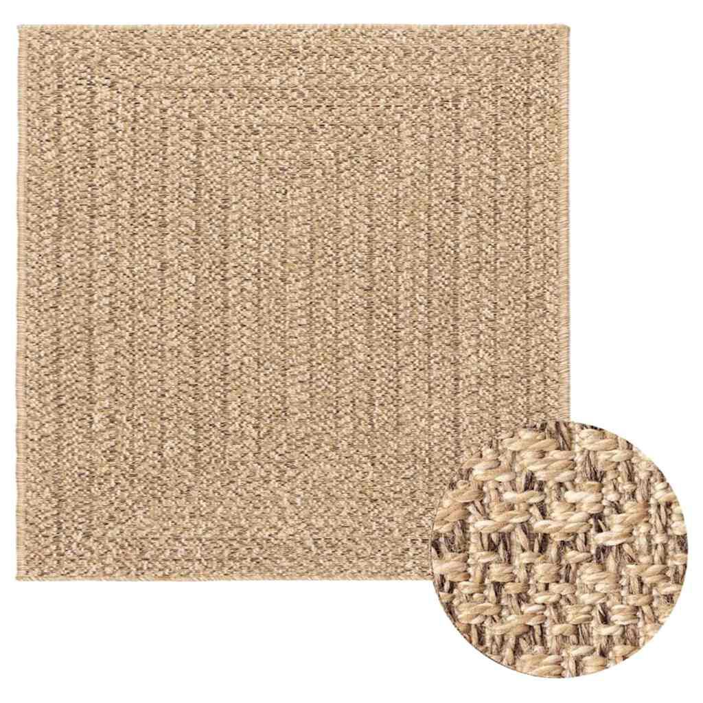 vidaXL Χαλί ZIZUR Όψη Γιούτας Εσωτ. & Εξωτ. Χώρου 200x200 εκ.