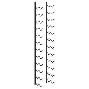 vidaXL &Beta;ά&sigma;&eta; &Kappa;&rho;&alpha;&sigma;&iota;ώ&nu; &Tau;&omicron;ί&chi;&omicron;&upsilon; &gamma;&iota;&alpha; 24 &Phi;&iota;ά&lambda;&epsilon;&sigmaf; &Mu;&alpha;ύ&rho;&eta; &Sigma;&iota;&delta;&epsilon;&rho;έ&nu;&iota;&alpha;